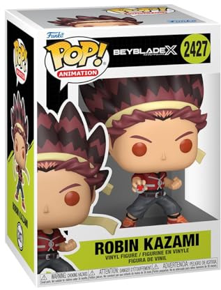 Funko POP! Animation: Beyblade X - Robin Kazami | Gadget Ufficiale - Personaggio in Vinile da Collezione da Esporre - Idea Regalo Compleanno per Fan e Collezionisti