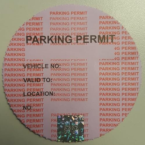 Flashpeel Parking permit, Parking Permit Holder, Parking Discs covers, Parking permits, Parking Badge, Parking Pass, Parking Permit Sticker - 30 Permits for £10
