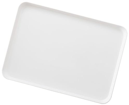 Plato de Desayuno de Plástico, Bandeja Rectangular para Servir Comida, para el Hogar, Cafetería, Hotel