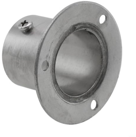 Jonikuper Flansch Edelstahl Flanschverbindung Wandanker Wandflansch Rohrmontage Halter für Rohr für den Innen- und Außenbereich mit Schraubverschluss Funktion (32 mm)