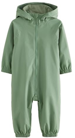 NEXT Ragazzo Tuta impermeabile con fodera in pile Verde kaki 3 Anni-4 Anni