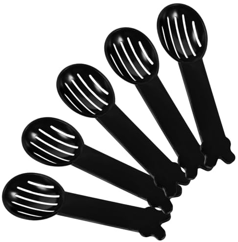 UKCOCO 5 Piezas Cucharas para Baño de Hámster Pala Ligera para Arena y Limpieza Compacto para Suministros de Higiene de Pequeños Roedores Color Aleatorio Color Aleatorio