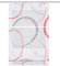 Home fashion Magnetrollo Querstreifen Digitaldruck Vitus, ROT, 130 X 80 cm
