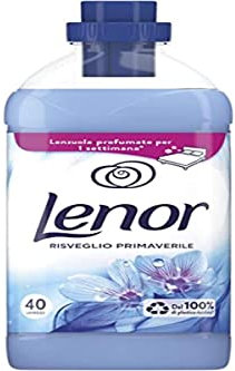 Lenor Ammorbidente Liquido Risveglio Primaverile, 40 Lavaggi, 1L