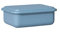 Riess, 0411-125, Vorratsbehälter m.D. 15x11x5cm, Emaille, Design SERVE + STORE, HEIDELBEERBLAU, Gewicht 0,4kg, LBH: 15,7 x 11,7 x 5 cm