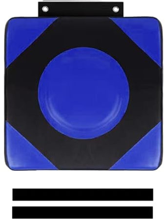 Paodduk Wand-Schlagpolster, Wand-Schlag-Boxpolster, Schlag-Wand-Zielpolster, höhenverstellbarer quadratischer Leder-Boxsack für Fitnessstudio und Haushalt