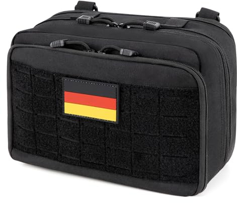 Jueachy Molle Bolsa Táctica Grande: EDC Pouch Médico Herramienta Bolsas Expansible Admin Bolsa Organizador Accesorios Utility Pack