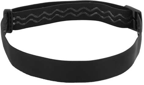 Correa Elástica para Faros Delanteros, Color Negro Banda Elástica para Linterna Frontal Cómoda Compatible con la Mayoría de Modelos Black Diamond Petzl Princeton Tec Energizer Fenix