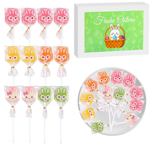 Bonbons de Pâques 12 Pièces, Sucette de Pâques