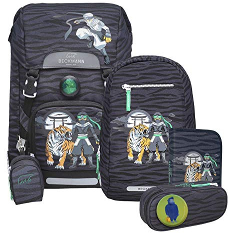 Beckmann Classic Ninja Tiger Schulranzen Set 6tlg.