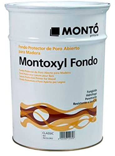 Fondo al Disolvente Incoloro de Poro Abierto, Transpirable. Montoxyl Classic Fondo Incoloro (750ml)