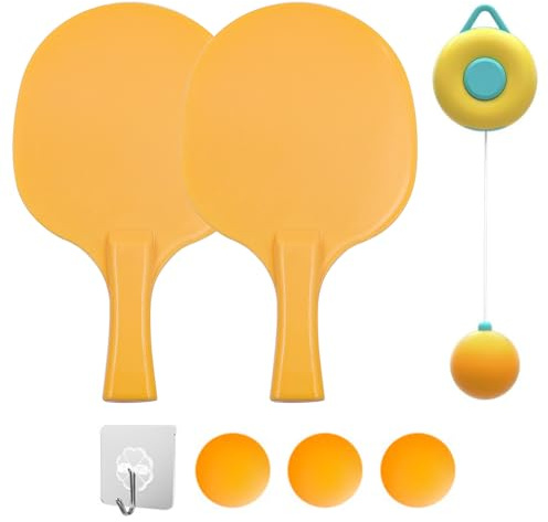 Namvo Juego de entrenador de tenis de mesa Ping Pong colgante ajustable para interiores