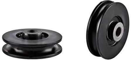 Aoktorkit 2Pcs 60mm Gym Pulley Wheel Universal Bearing Pulleys for Gym Fitness Equipment Cable Machine Wearproof Spare Part