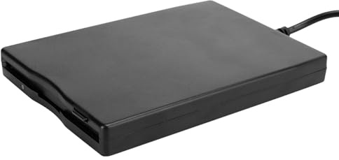 Locadence Floppy Disk Reader, 3.5 Inches Removable Ultra Thin External Floppy Disk Drive, Portable Plug and Play FDD USB Drive, External Floppy Diskette Drive for Desktop and Laptop Computers