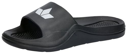Lico Panay Sandales de Bain Unisexes, Noires, 38 EU, Noir, 38 EU