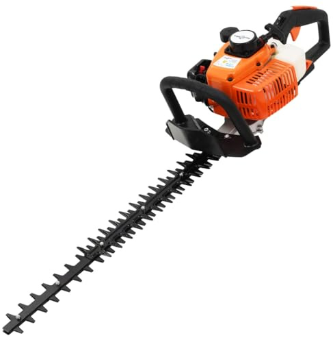 Hem och trädgård, gräsmatta och trädgård, utomhus kraftutrustning, häcktrimmare, bensin häcktrimmer 722 mm orange och svart