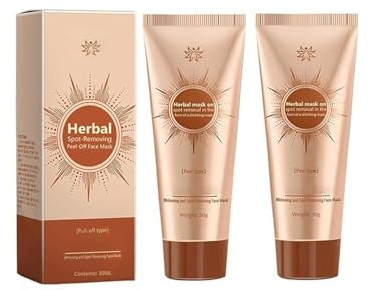 Maschera viso peel-off alle erbe, maschera peel-off anti-macchie, nutrimento profondo e restringimento dei pori, ingredienti naturali a base di erbe per tutti i tipi di pelle