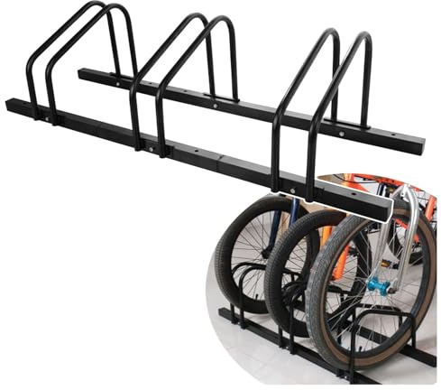 Rastrelliera Biciclette Portabiciclette For Garage, Portabiciclette For Interni Ed Esterni, Portabiciclette Resistente Alle Intemperie Compatibile Con Qualsiasi Pneumatico For Bicicletta(108x30cm)