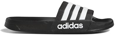 Adidas Men's Cloudfoam Adilette Beach Flip Flops, Black (Core Black/Footwear White), 6 UK