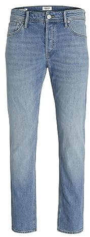 JACK & JONES herr jeans Jack & Jones Male Tapered Fit Jeans Jjimike Jjoriginal Sbd 555 Noos Tapered Fit Jeans