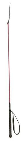 Weaver Riding Whip with PVC Handle Pink/Black