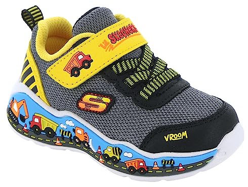 Skechers Jungen Play Scene Sneaker, Schwarz, 24 EU