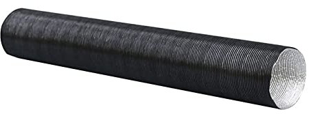 Tubo de ventilación flexible de aluminio para coche, manguera de aire frío flexible, manguera de ventilación para secadora, manguera de ventilación de aire, tubo de entrada ajustable para coche, 25 mm