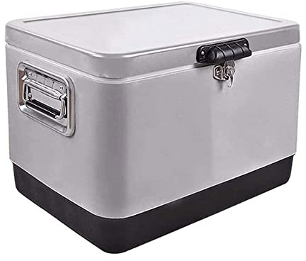 Outdoor Portable Stainless Steel Incubator With Camping Fresh-keeping Cabinet Barbecue Refrigerator Bag Car Refrigerator
