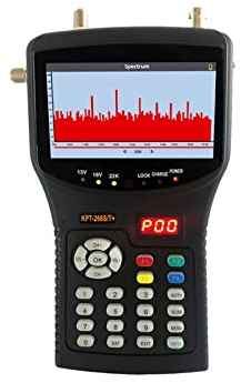 TV Signal Strength Meter, KPT-266ST+ Plus AHD DVB-S2 T2 -C Satellite Finder Meter HD Satellite TV Receiver Spectrum Analysis KPT-717ST,Camping Essentials(KPT-266ST add AHD)