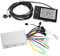 equlup Brushless Motor Controller Kit, 24 V-48V 250W/350W Elektrofahrrad Computer Scooter Motor bürstenloser Controller-Kit mit Fahrrad-LCD-Display für 22,5 mm Lenker E-Bike(36 V/48 V 350W)