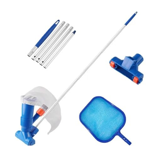 ATUMY Pool Maintenance Kit Kit de Limpieza con aspiradora para Piscinas, Red de Limpieza de Fondo para Filtro de Piscina, Juego de aspiradora para Piscinas, Skimmer de Limpieza Kit Limpieza Piscina