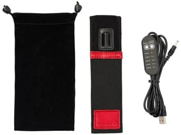 Ujjdwiurgh Bande Chauffante Réglable pour Objectif de Caméra Objectifs DSLR Télescopiques Portables Bouton de Chauffage Fonctionnement du Réchauffeur Pièces de Rechange Anti-Buée