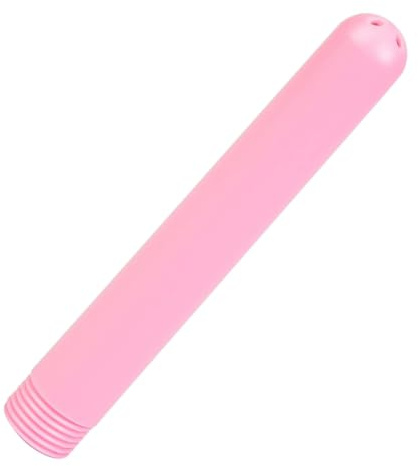 MKEAWWU Doccia Anale 1 Pezzo Con Attacco Da 130 Mm, Per Uomo, Per Pulizia E Sistema Doccia Colon, Colore Rosa, Lunghezza 13Cm
