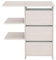 WIEMANN Schubkasten-Einsatz für Kleiderschrank, 72,2 cm Breite, mit 3 Schubladen, Regalböden, Holzfront, in Treeline, BHT 72,2 cm x 89 cm x 51,5 cm