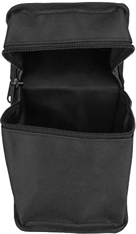 Dekaim Schwarzer wasserdichte Stifttasche,Canvas-Marker-Stift-Aufbewahrungskoffer, Schreibwaren-Organizer, Kunststudenten-Stift-Organizer-Tasche(48 Marker Pen Bags (small))