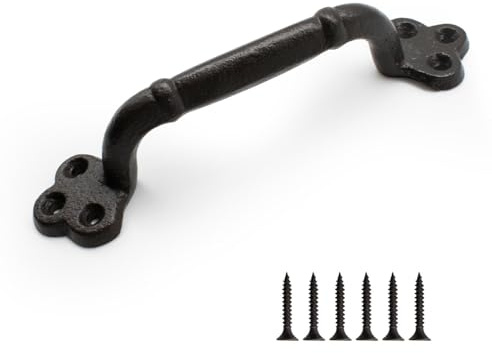 LWLWA Maniglia Porta, Maniglie per Mobili Antichi con Viti, Maniglia Porta Scorrevole(220MM), per Porte Fienili, Ante Armadi, Porte D'ingresso, Portes Giardino Altre Portes Scorrevoli