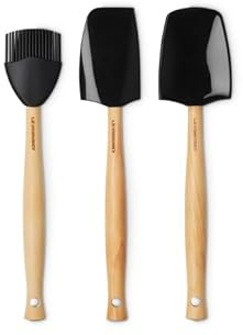 Le Creuset Set of 3 Craft Spatulas - Black