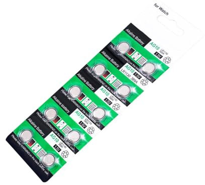 Beimus AG10 LR1130 LR54 Alkaline Knopfzellenbatterien, 1,5 V, 1,5 V, für Uhren, Taschenrechner, Spielzeug, klein, 20/10 Stück