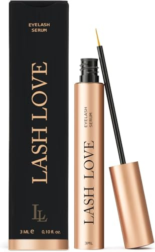 Siero Ciglia Allungante LASH LOVE (3,0 ml) Lash Serum Booster allungante e infoltente per ciglia lunghe e folte.