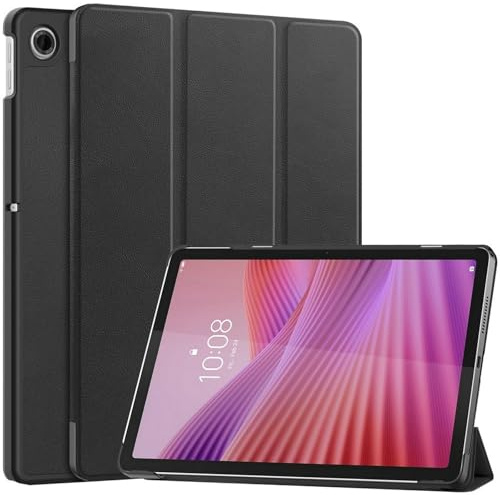 idudao Custodia Cover per Lenovo Tab 10.1 Pollici 2025,Ultrasottile Case Tablet per Lenovo Tab TB311FU,Nero