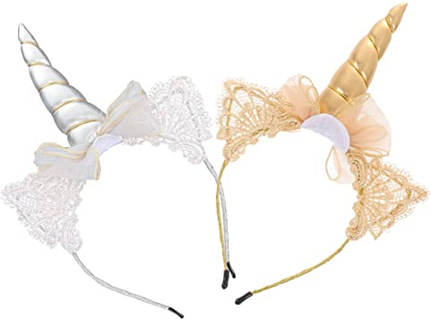 CALLARON 2pièces Lot De -têtes Uniques Pour Garçon Fille Accessoires De Coiffure Pour Fête Spectacle Créoles Délicates Jolies