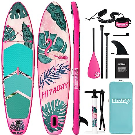 Tavola SUP Gonfiabile con Accessori Completi, Tavola da Paddle Surf Gonfiabile 320 x 81 x 15 cm, Capacità di Carico Massima 150kg, Unisex-Adulto Stand Up Paddle Board