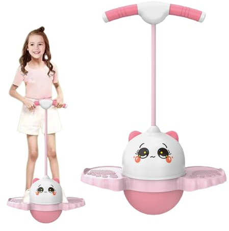 Active Hop Spheres, Funny Stunt Rebound , Elastic with Grip Layer, Portable Fitness Coordination Trainer Device, Novelty Gadget with Kawaii Style, Party Activity for Teens Adults