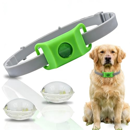 Collare Antiparassitario per Cani,Antiparassitario Naturale per Cani,Aquality Pets Collare Antiparassitario Naturale,100% naturali,protegge da pulci e zecche