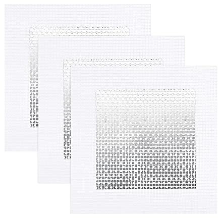 sourcing map 3 Stk. Aluminium Wand Pflaster 5,9x5,9 Selbstklebend Glasfasernetz