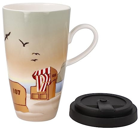 Taza con tapa, diseño de Sunset Mood Scandic Home