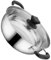 Stainless Steel Hot Pot 28Cm with Glass Lid and Double Handles for Cooking Soup, Stew, Pasta, and More
