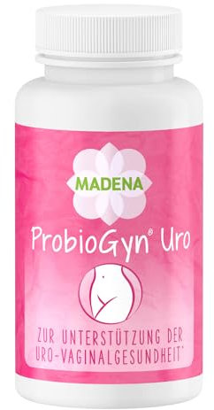 MADENA ProbioGyn Uro, Bifidobakterien und Milchsäurebakterien für Scheide* mit Cranberry, Buchu, Goldrute, Kapuzinerkresse, Meerrettich, Biotin