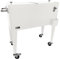AXI Retro Cooler Blanc | Réfrigérateur de Boissons Mobile pour l’extérieur/Le Jardin | Glacière 76 Litre