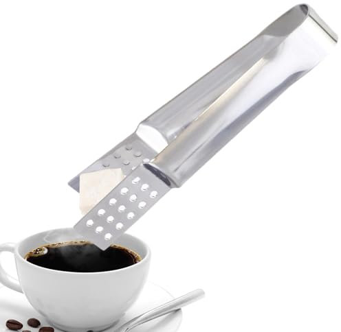 Clips para bolsitas de té, Pinzas para bolsitas de té de acero inoxidable, Exprimidor de bolsas de té Soportes y soportes para bolsas de té Pinzas para colador de bolsas de té Hierba cubo de hielo d